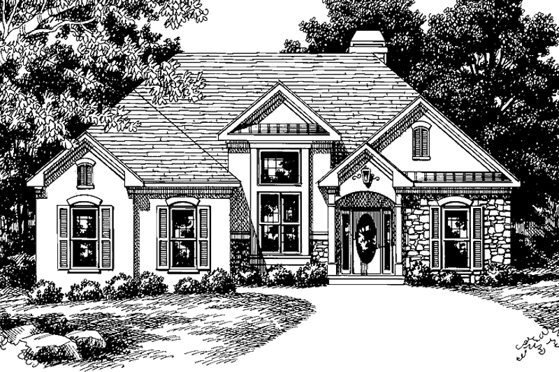 Home Plan - Exterior - Front Elevation 3 for Country House Plan #927-53 - 3 bed, 2 bath