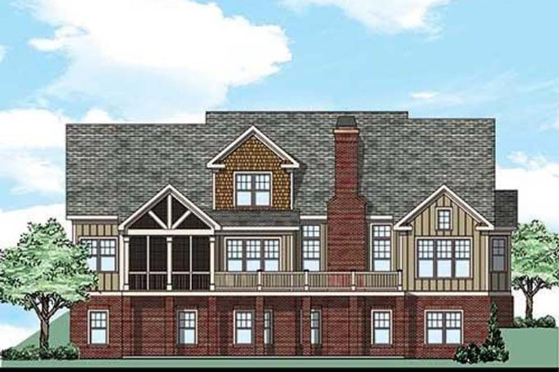 House Plan Design - Exterior - Rear Elevation for Country House Plan #927-434 - 4 bed, 3 bath