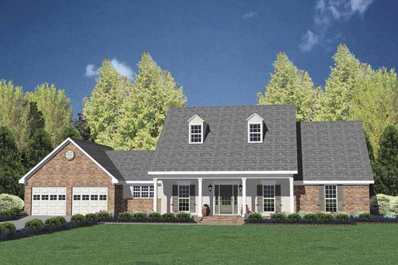 Home Plan - Classical Exterior - Front Elevation Plan #36-552