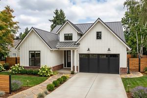 House Blueprint - Exterior - Front Elevation for Farmhouse House Plan #48-1219 - 2 bed, 2 bath