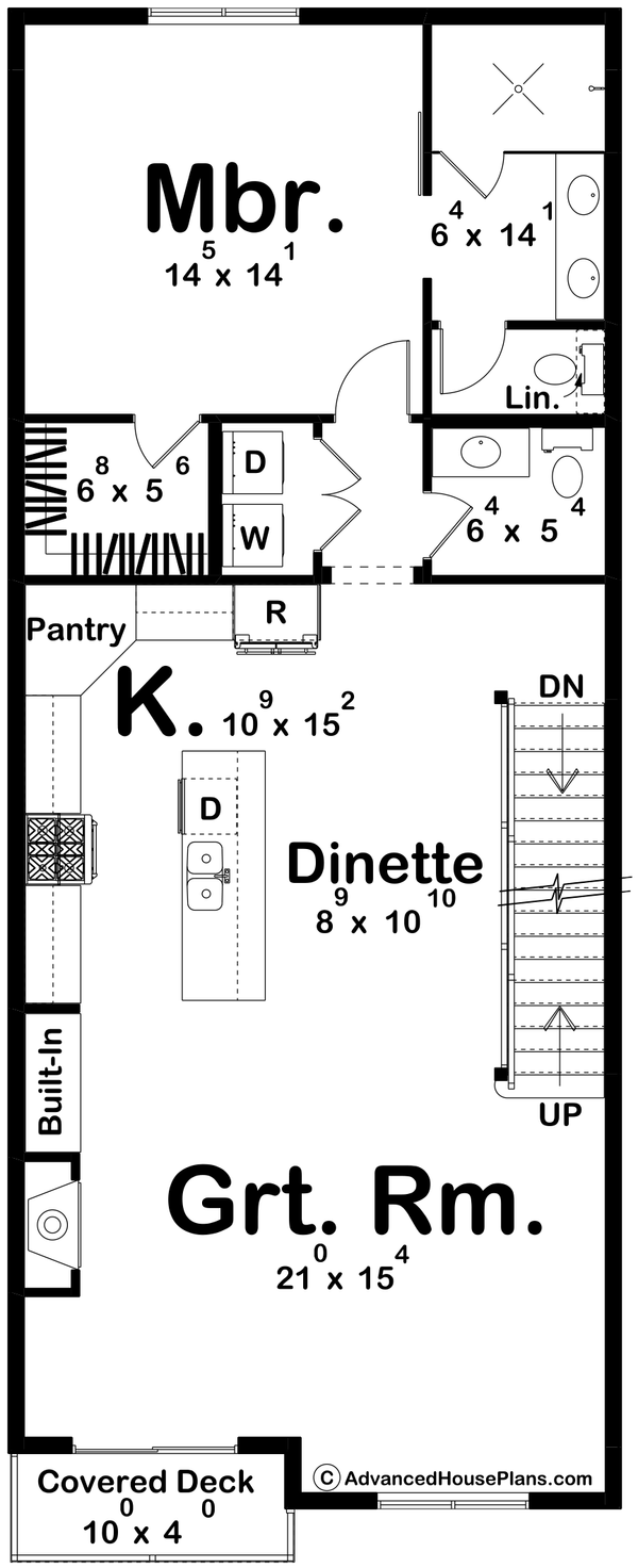 Architectural House Design - Modern Floor Plan - Upper Floor Plan #455-724