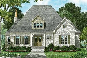 Home Plan - Exterior - Front Elevation for European House Plan #453-169 - 4 bed, 4 bath