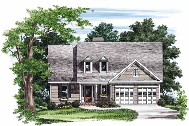 Architectural House Design - Country Exterior - Front Elevation Plan #927-548
