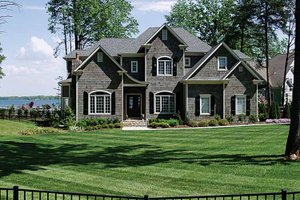 House Design - Exterior - Front Elevation for Country House Plan #453-249 - 4 bed, 3.5 bath