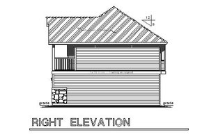 Exterior - Other Elevation for Traditional House Plan #18-319 - 2 bed, 2 bath