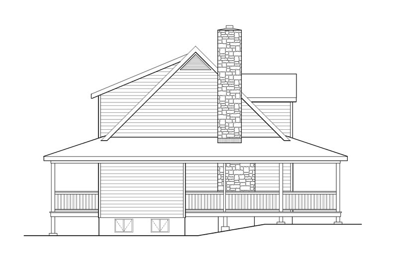 Dream House Plan - Exterior - Front Elevation 7 for Country House Plan #22-221 - 3 bed, 2 bath