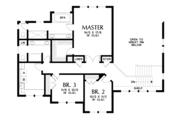 Prairie Style House Plan - 4 Beds 4 Baths 2645 Sq/Ft Plan #48-695 