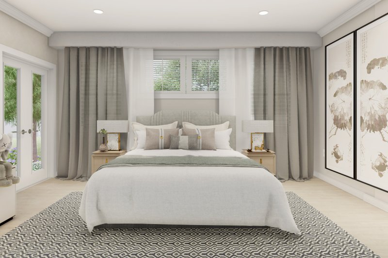 Dream House Plan - Interior - Master Bedroom 1 for Ranch House Plan #1060-6 - 3 bed, 3 bath