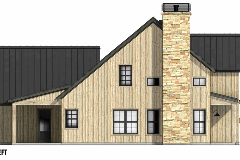 House Plan Design - Exterior - Other Elevation for Farmhouse House Plan #1096-155 - 3 bed, 2.5 bath