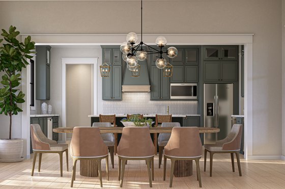 Interior - Dining Room for Farmhouse House Plan #430-329 - 3 bed, 2.5 bath