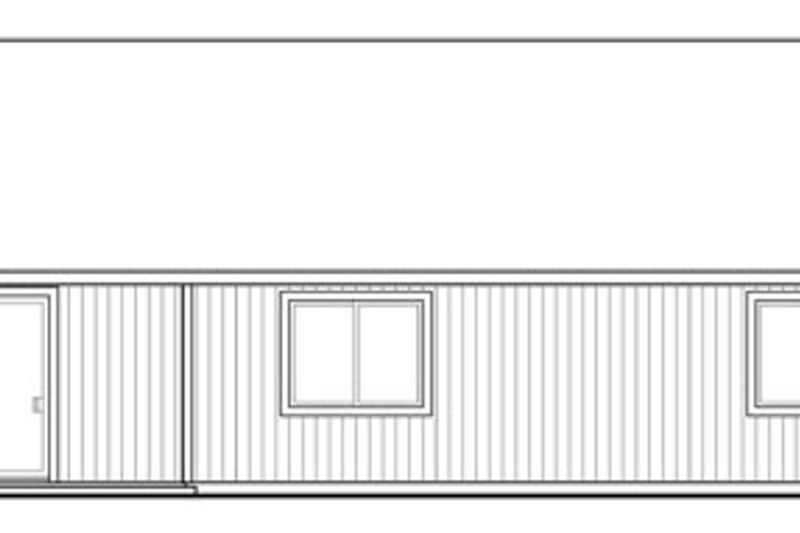 Home Plan - Exterior - Rear Elevation for Ranch House Plan #124-888 - 4 bed, 2 bath