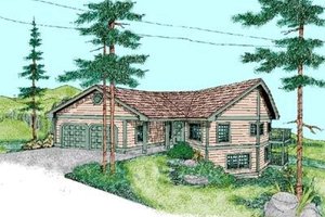 Traditional Exterior - Front Elevation Plan #60-426