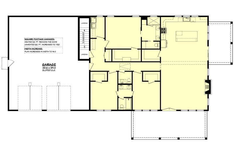 Architectural House Design - Floor Plan - Other Floor for Barndominium House Plan #430-381 - 3 bed, 2.5 bath