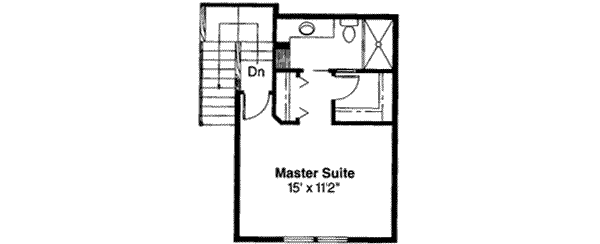 Farmhouse Floor Plan - Upper Floor Plan #124-308