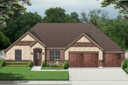 European Style House Plan - 3 Beds 3 Baths 2398 Sq/Ft Plan #84-589 