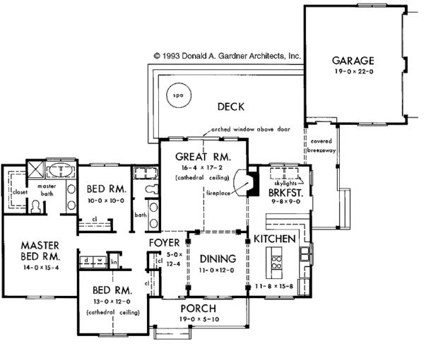 Dream House Plan - Country Floor Plan - Main Floor Plan #929-152