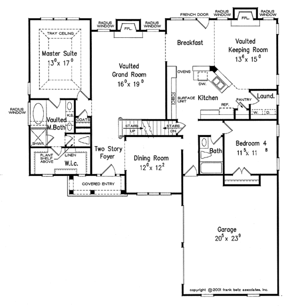 House Plan Design - Country Floor Plan - Main Floor Plan #927-609