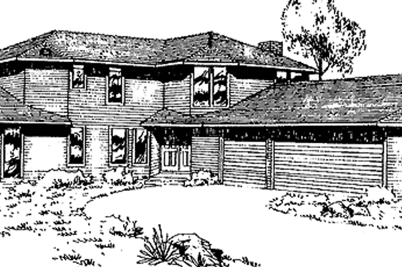 House Plan Design - Traditional Exterior - Front Elevation Plan #60-995