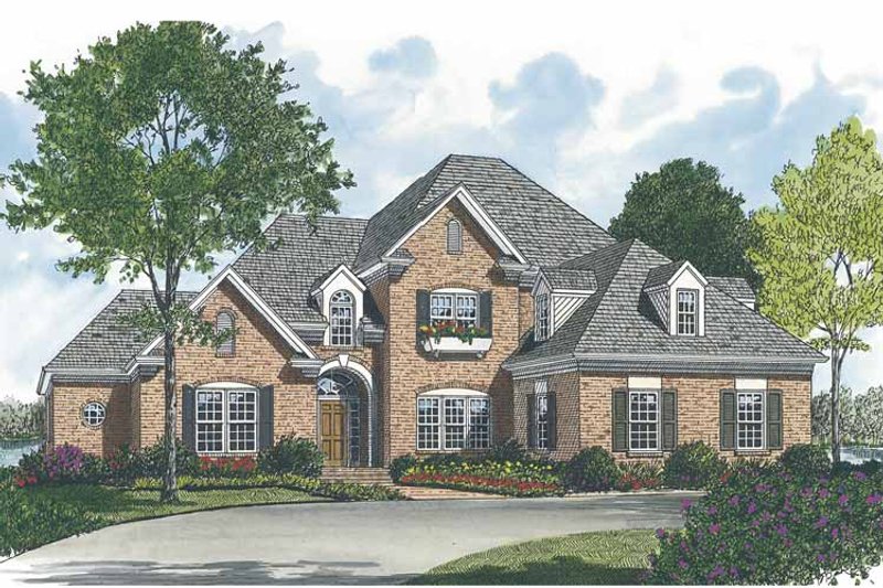 House Design - Exterior - Front Elevation 3 for Traditional House Plan #453-526 - 4 bed, 2.5 bath