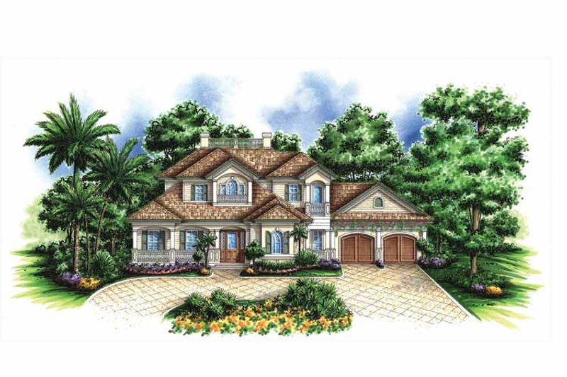 Home Plan - Exterior - Front Elevation 3 for Traditional House Plan #1017-131 - 5 bed, 5.5 bath