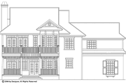 Colonial Style House Plan - 4 Beds 2.5 Baths 2954 Sq/Ft Plan #930-252 