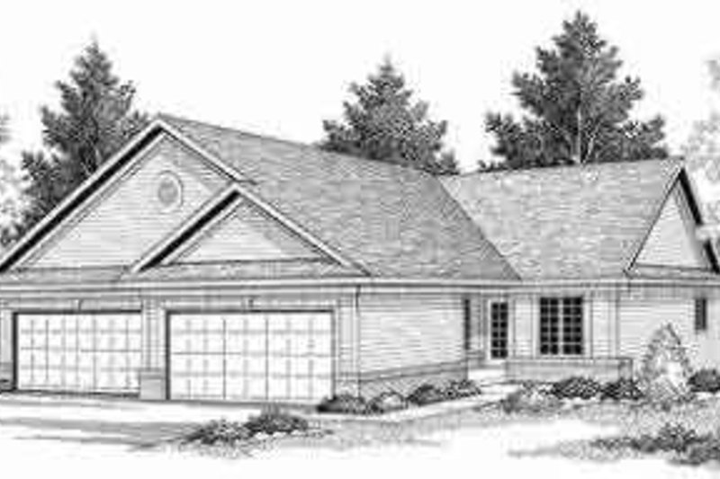 Architectural House Design - Traditional Exterior - Front Elevation Plan #70-655