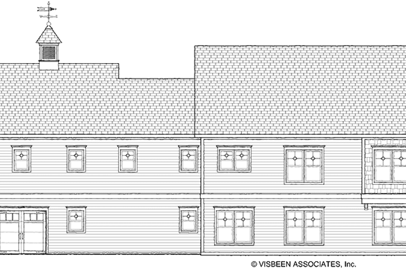 Architectural House Design - Exterior - Rear Elevation for Craftsman House Plan #928-83 - 3 bed, 2.5 bath