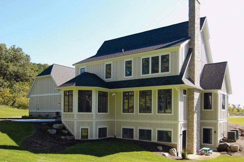 Home Plan - Exterior - Rear Elevation 1 for Craftsman House Plan #928-172 - 3 bed, 3.5 bath
