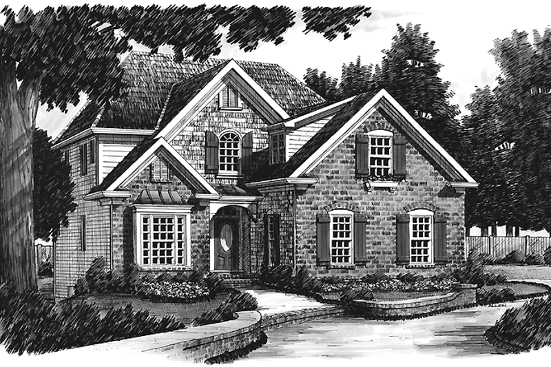 Home Plan - Exterior - Front Elevation 3 for Country House Plan #927-829 - 3 bed, 3 bath