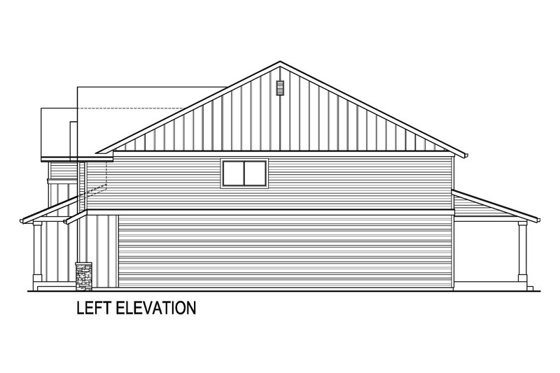 House Blueprint - Exterior - Other Elevation for Farmhouse House Plan #569-56 - 5 bed, 3 bath