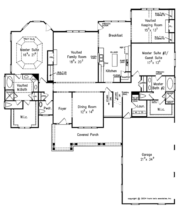 Architectural House Design - Country Floor Plan - Main Floor Plan #927-289