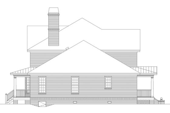 Exterior - Other Elevation 1 for Country House Plan #929-886 - 4 bed, 3.5 bath
