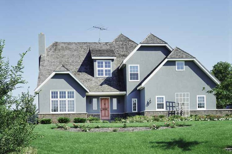 Home Plan - Exterior - Front Elevation 5 for Colonial House Plan #320-741 - 3 bed, 2.5 bath