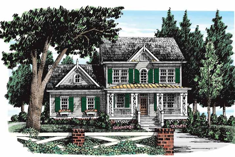 Home Plan - Country Exterior - Front Elevation Plan #927-272