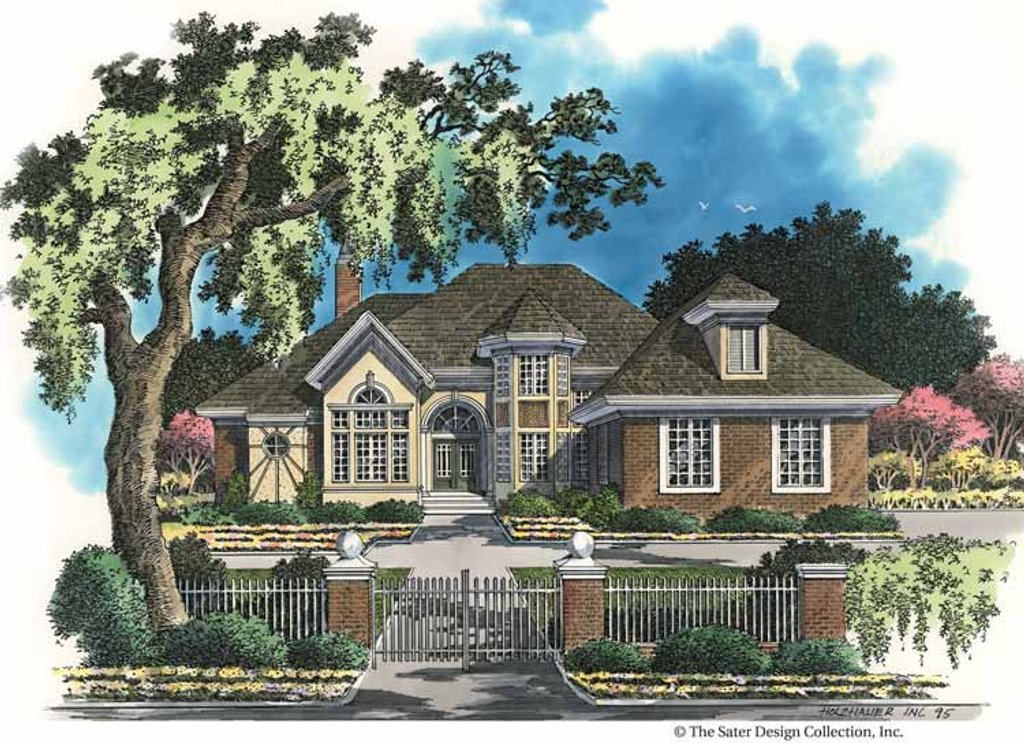 Traditional Style House Plan - 3 Beds 3 Baths 2891 Sq/Ft Plan #930-43 ...