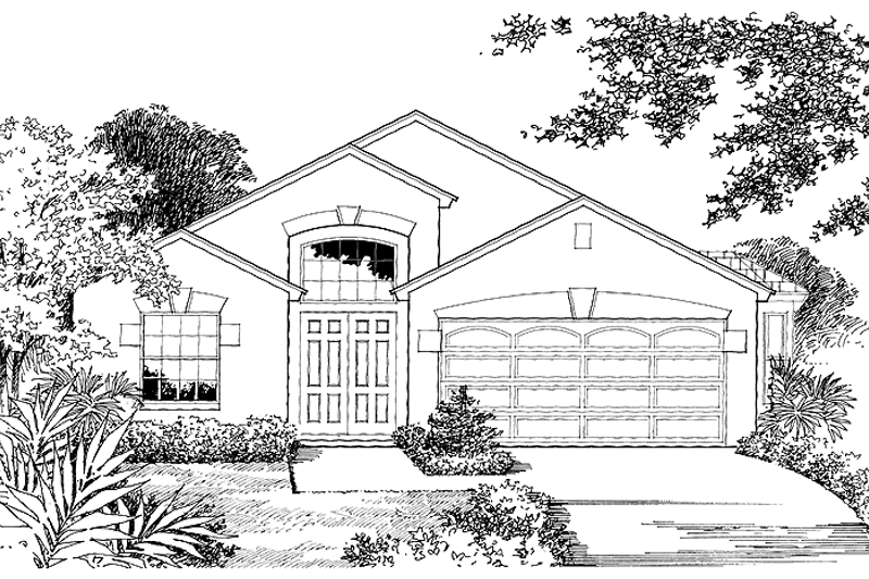 Dream House Plan - Exterior - Front Elevation 3 for Country House Plan #1015-25 - 3 bed, 2 bath