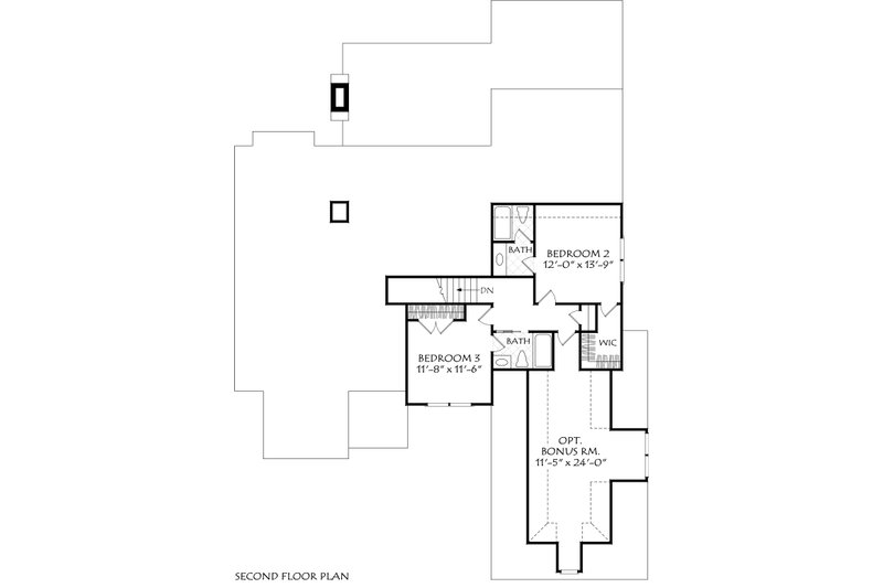 House Plan Design - Floor Plan - Upper Floor for Traditional House Plan #927-1041 - 4 bed, 4.5 bath