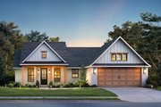 Farmhouse Style House Plan - 3 Beds 2 Baths 1551 Sq/Ft Plan #1074-121 