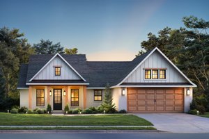 Farmhouse Exterior - Front Elevation Plan #1074-121
