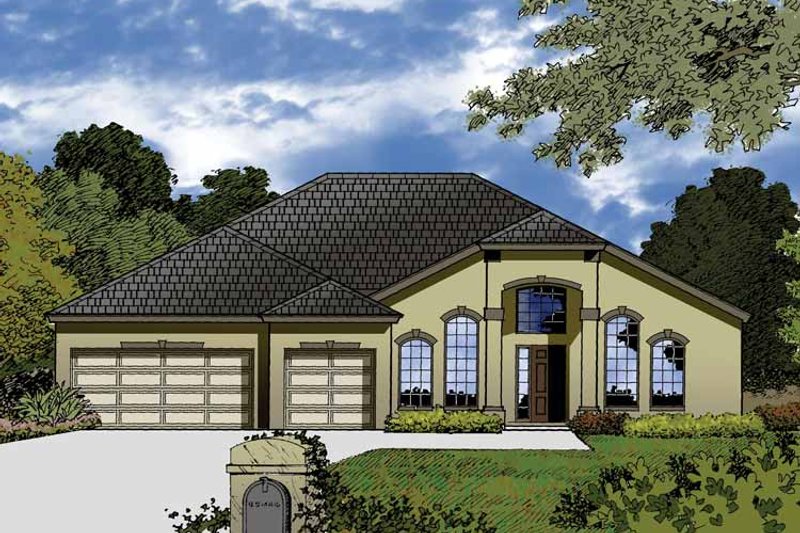 Dream House Plan - Contemporary Exterior - Front Elevation Plan #1015-47