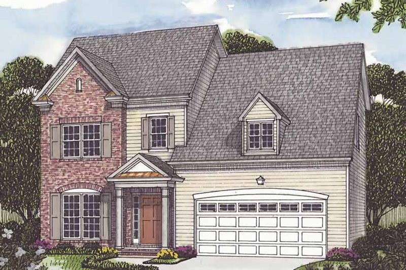 Dream House Plan - Exterior - Front Elevation 3 for Traditional House Plan #453-503 - 3 bed, 2.5 bath