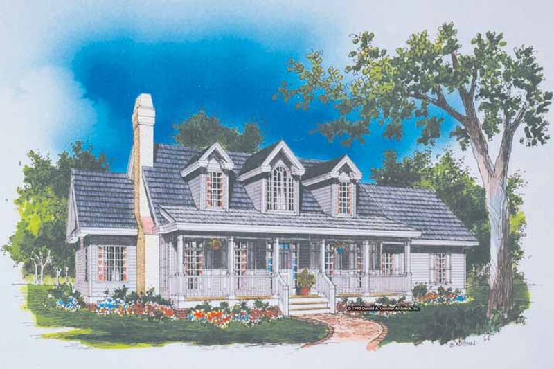 Home Plan - Country Exterior - Front Elevation Plan #929-490