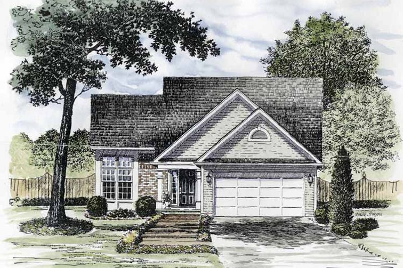 Home Plan - Traditional Exterior - Front Elevation Plan #316-164