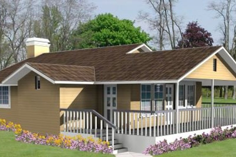 Home Plan - Traditional Exterior - Front Elevation Plan #1-247