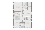 Craftsman Style House Plan - 6 Beds 5 Baths 4199 Sq/Ft Plan #461-40 