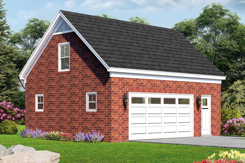 Dream House Plan - Contemporary Exterior - Front Elevation Plan #932-1026