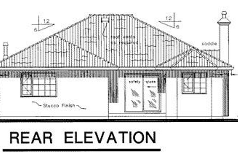 Mediterranean Style House Plan - 3 Beds 2 Baths 1491 Sq/Ft Plan #18-143 ...