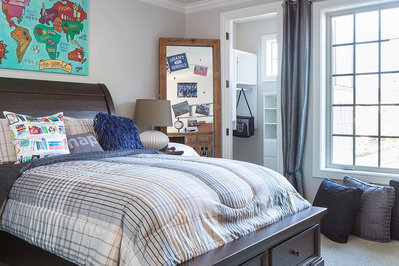 House Plan Design - Interior - Bedroom for European House Plan #48-650 - 4 bed, 4.5 bath