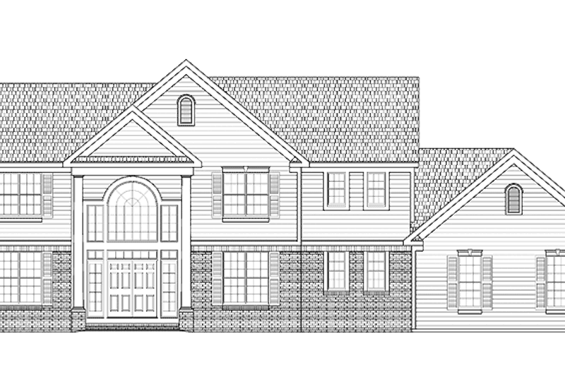 House Plan Design - Traditional Exterior - Front Elevation Plan #328-361