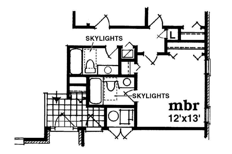 Home Plan - Floor Plan - Other Floor for Ranch House Plan #47-934 - 3 bed, 2 bath
